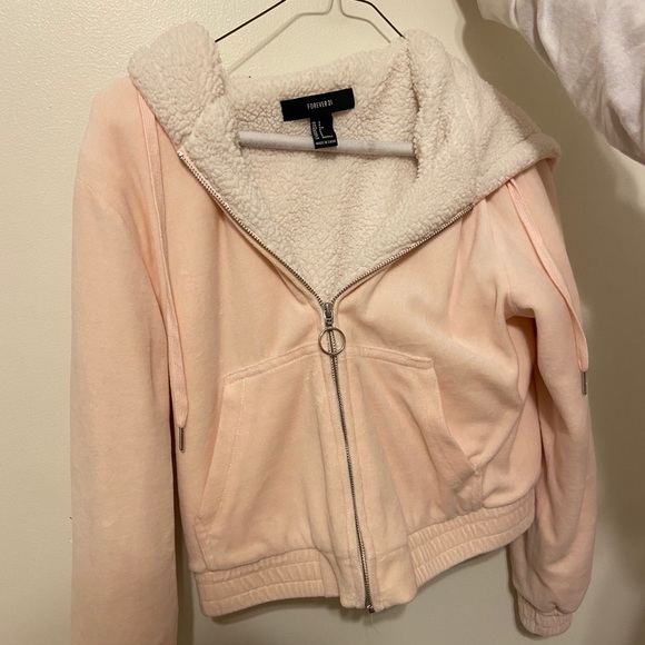 crop zip up hoodie - Picture 4 of 6